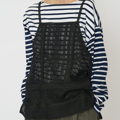 【予約販売】CHIGNON パッチワークレースキャミソール 1861-050BZ