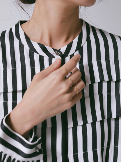 【予約販売】CHIGNON ストライプイレヘムSH 1866-620MK