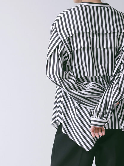【予約販売】CHIGNON ストライプイレヘムSH 1866-620MK