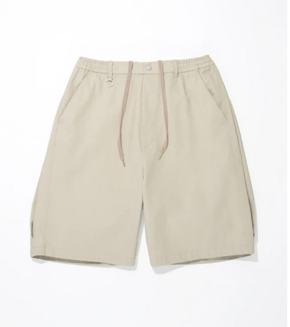 SUPERTHANKS Pigment dyed Twill side-tuck shorts PT-03
