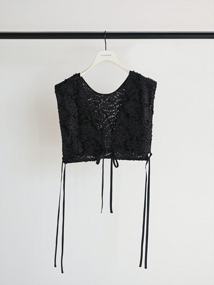 【予約販売】CHIGNON フリルエンブロミニベスト 1961-049BZ