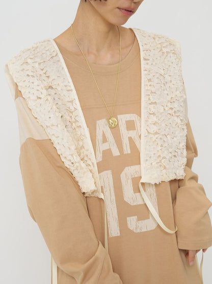 【予約販売】CHIGNON フリルエンブロミニベスト 1961-049BZ