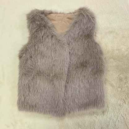 ラメ入りファーベスト