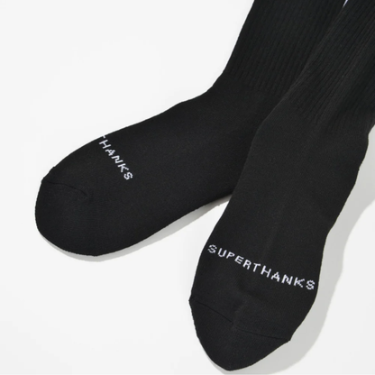 SUPERTHANKS 2-pack socks - stm-white/black
