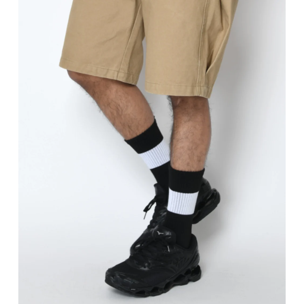 SUPERTHANKS 2-pack socks - 1line-white/black