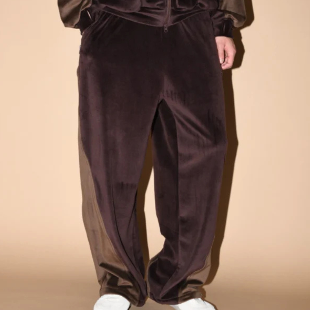 SUPERTHANKS Velour Panel Wide Pants CS02