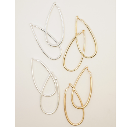 【予約販売】CHIGNON ドロップフープイヤリング 0061-113SH