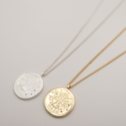 【予約販売】CHIGNON 石入りコインネックレス 0061-118SH