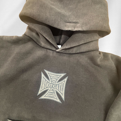 ROOTGATE IRONCROSS HOODIE RGHD2501