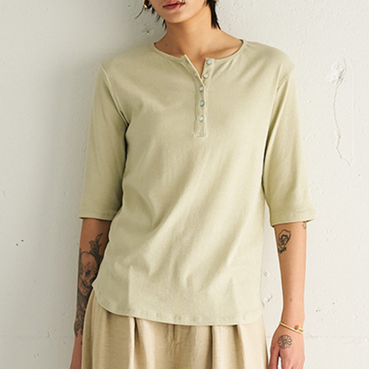 【予約販売】YENN HENRY NECK TEE Y262-82037