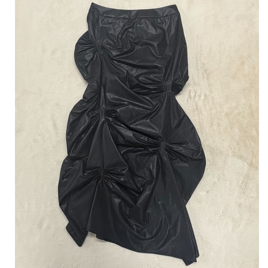 RUMCHE Bundled Tuck Skirt R26S10406