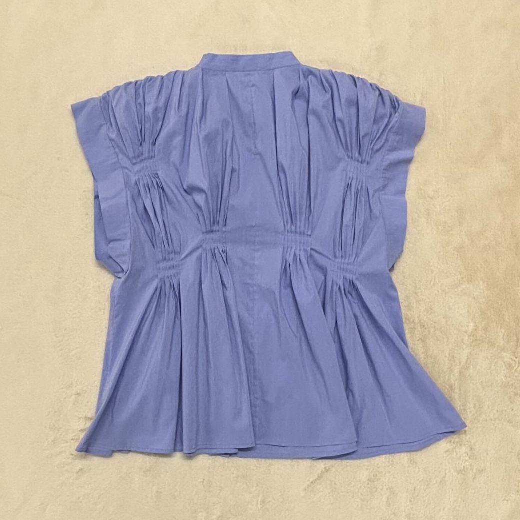 RUMCHE Cotton Bundled Tuck Blouse R26S10610