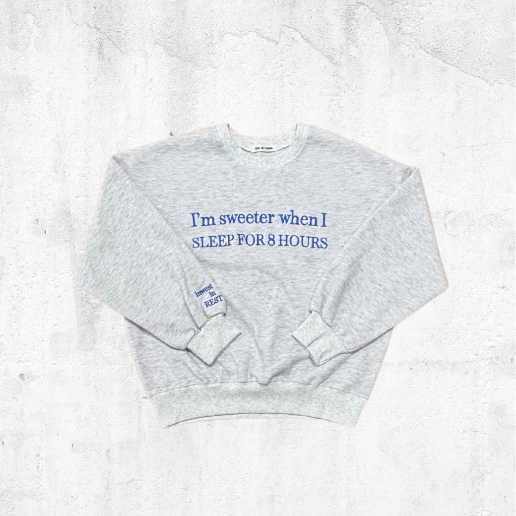 刺繍スウェット