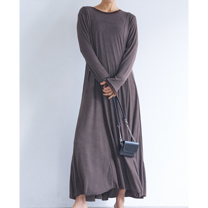 【予約販売】YENN JERSEY FLARE DRESS Y263-52084