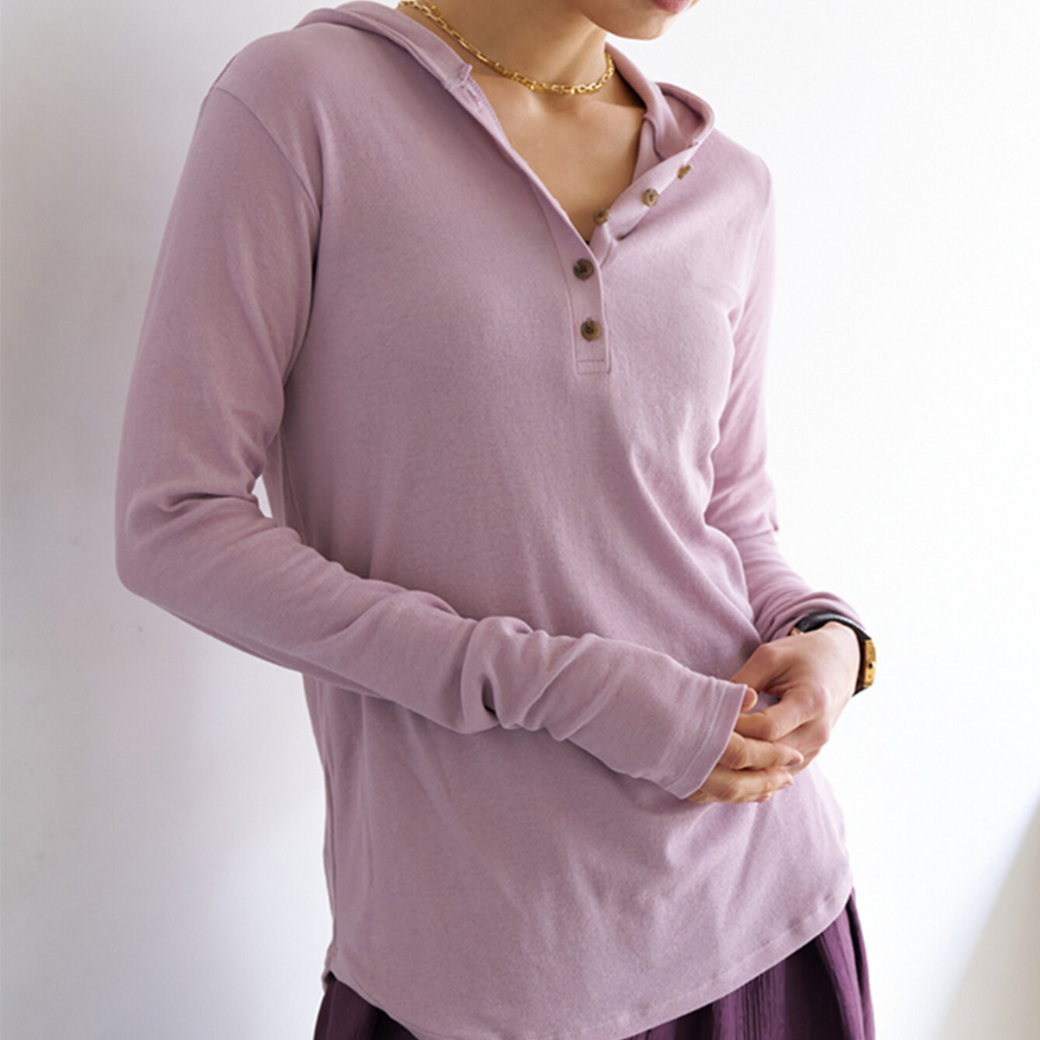 【予約販売】YENN HENRY HOODIE LONGTEE Y263-82085