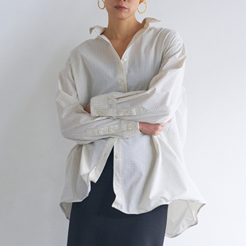 【予約販売】YENN WIRED OVER SHIRT Y263-11093