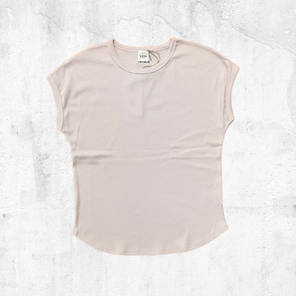 YENN SHORT SLEEVE RIB TEE Y261-81025-2