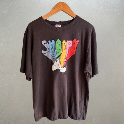 SNOOPY レインボープリントTシャツ