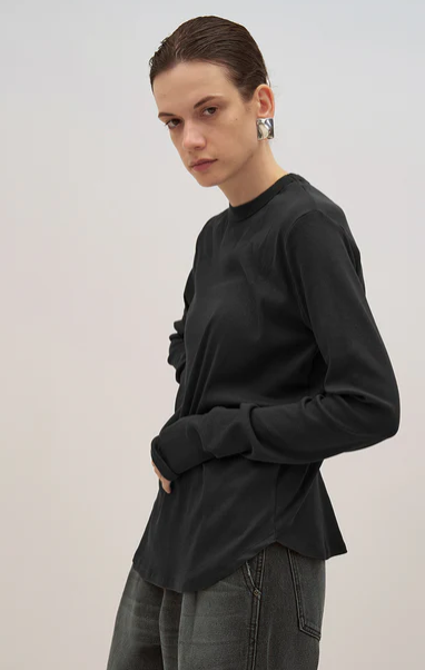 YENN COTTON RIB LONGTEE  Y263-81105