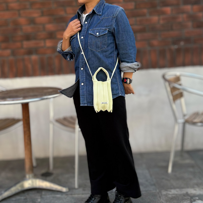 amicom PLEATS PHONE POUCH  ショルダースマホバッグ