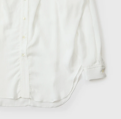 meagratia Cross tuck sheer shirt