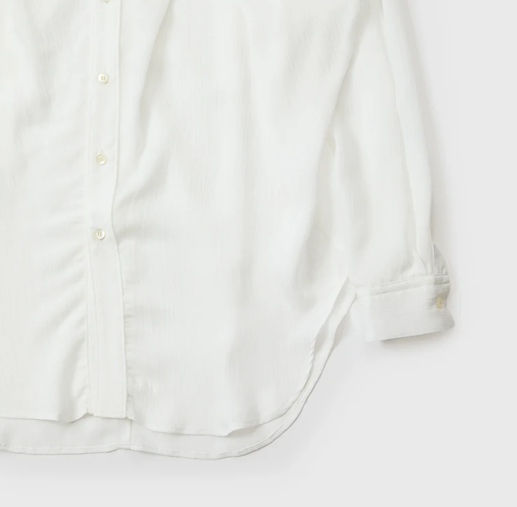 meagratia Cross tuck sheer shirt