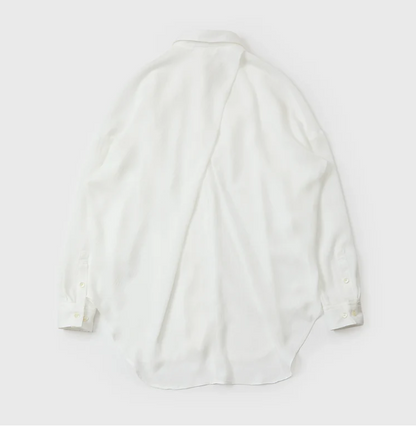 meagratia Cross tuck sheer shirt