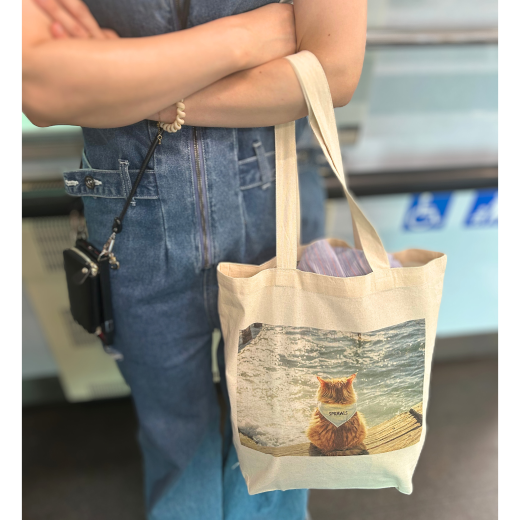 SPRAWLS Photo ecobag cat STL-012
