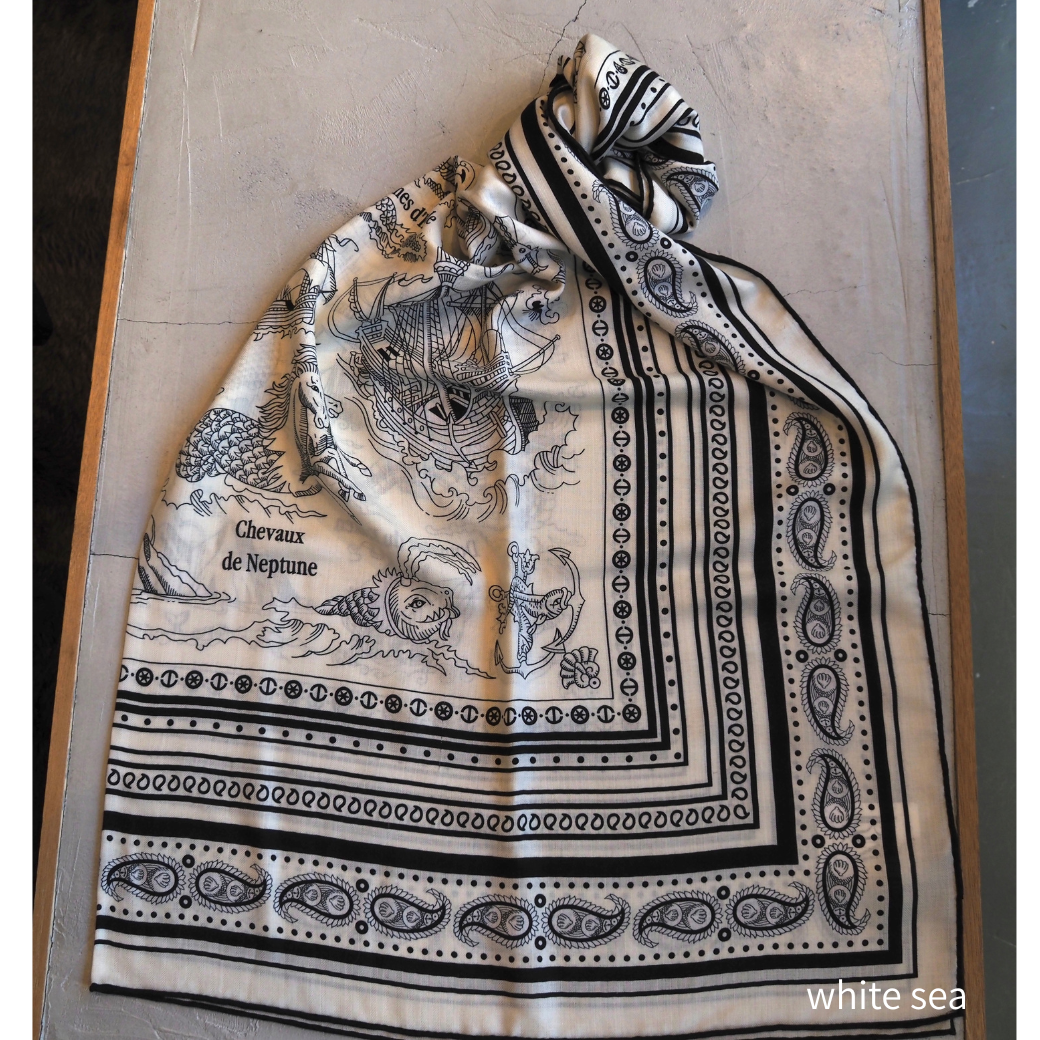 シルクカシミヤ大判ストール