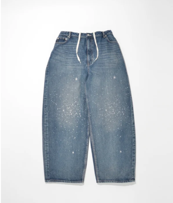 Space denim barrel leg jeans PT04