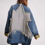 One Teaspoon DENIM WADDED JACKET MEMPHIS LIGHT STAR 26513B