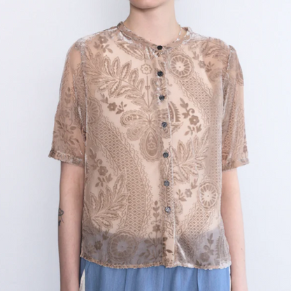 Muel Chic リーフシアカーディガン　265580315