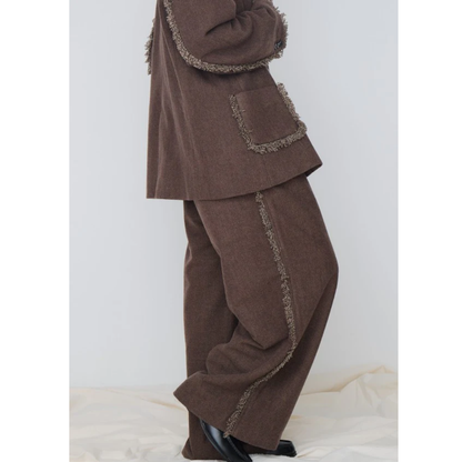 Muel Chic Vila tweed pants  265760367