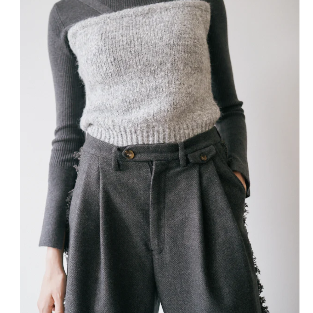 Muel Chic Vila tweed pants  265760367