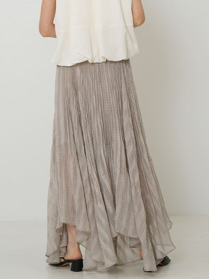 【予約販売】CHIGNON シアーチェックプリーツSK 2961-029MK