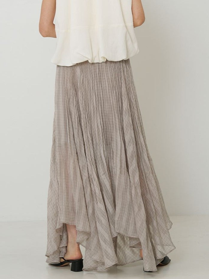 【予約販売】CHIGNON シアーチェックプリーツSK 2961-029MK