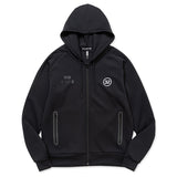 SY32 DOUBLE KNIT EMBROIDERY LOGO ZIP HOODIE No.14110