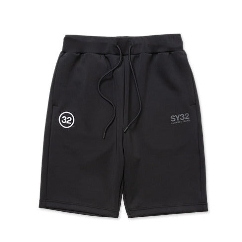 SY32 DOUBLE KNIT EMBROIDERY LOGO SHORT PANTS No.14117