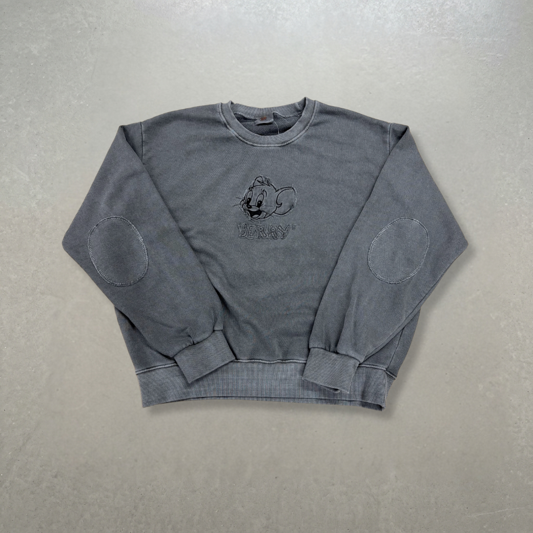キャラクター刺繍ヴィンテージライク スウェットセットアップ
