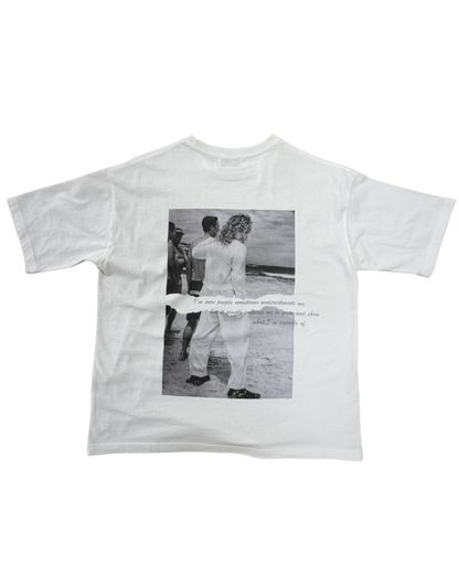 "JUST ADD WATER" フォトプリントTシャツ SSL-588