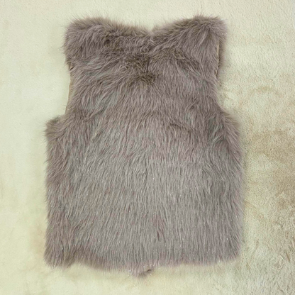 ラメ入りファーベスト