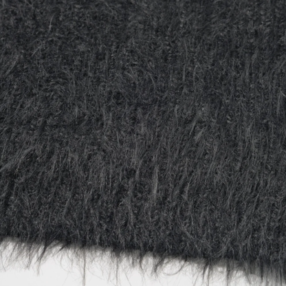 SUPERTHANKS Crew neck volume shaggy knit KT01