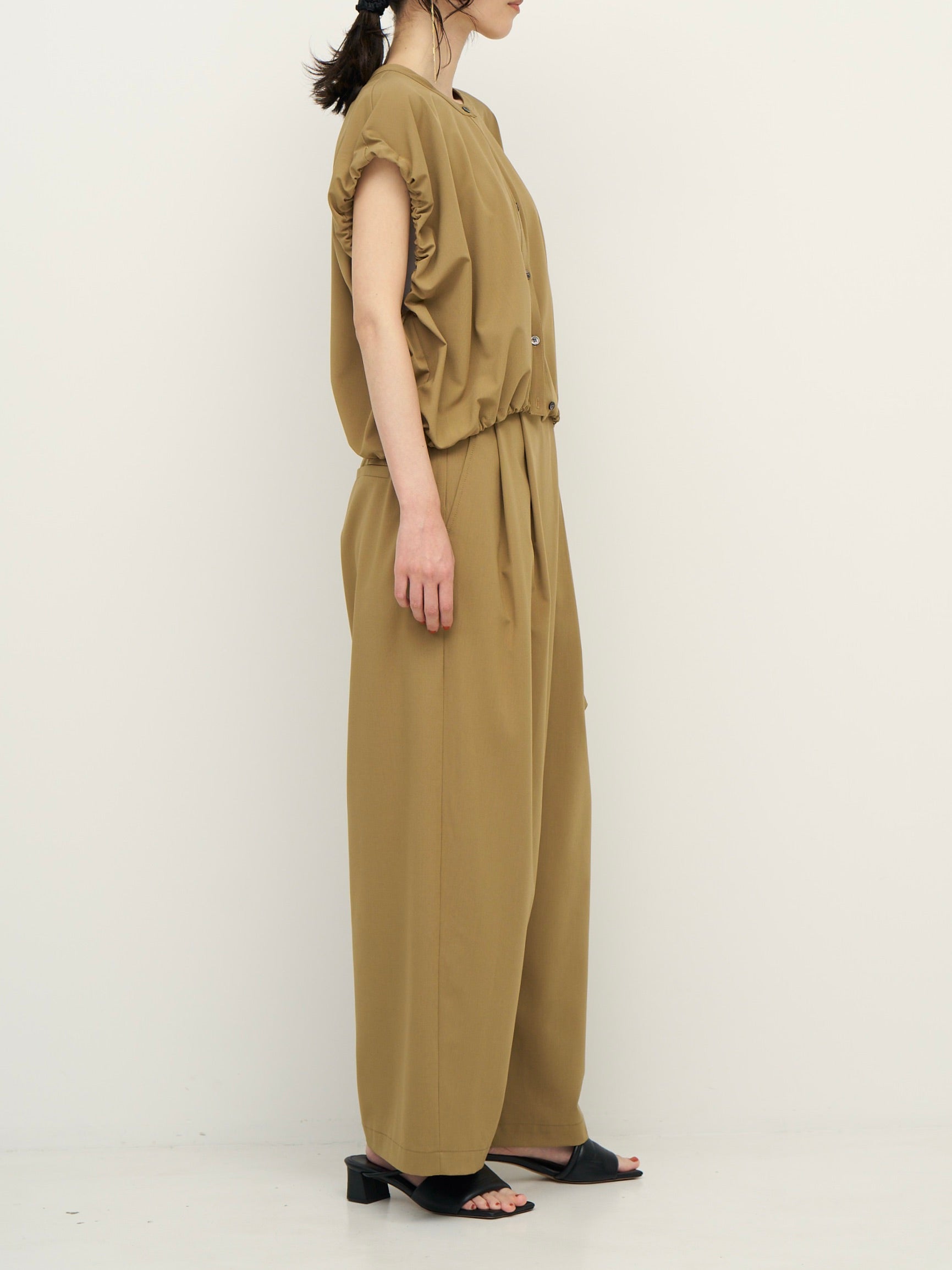 CHIGNON 梳毛調ベルト付ラップPT 3262-334MK