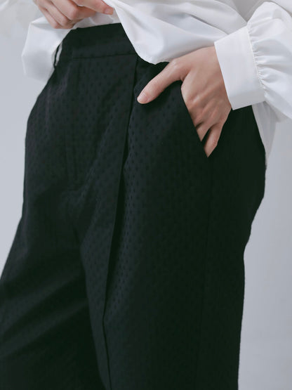 【予約販売】CHIGNON ドットジャカードタックPT 3266-612BZ