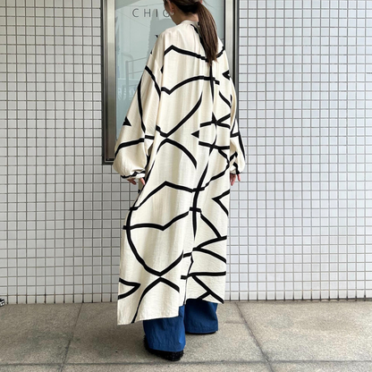 CHIGNON ラインプリントシャツOP 5961-019KK