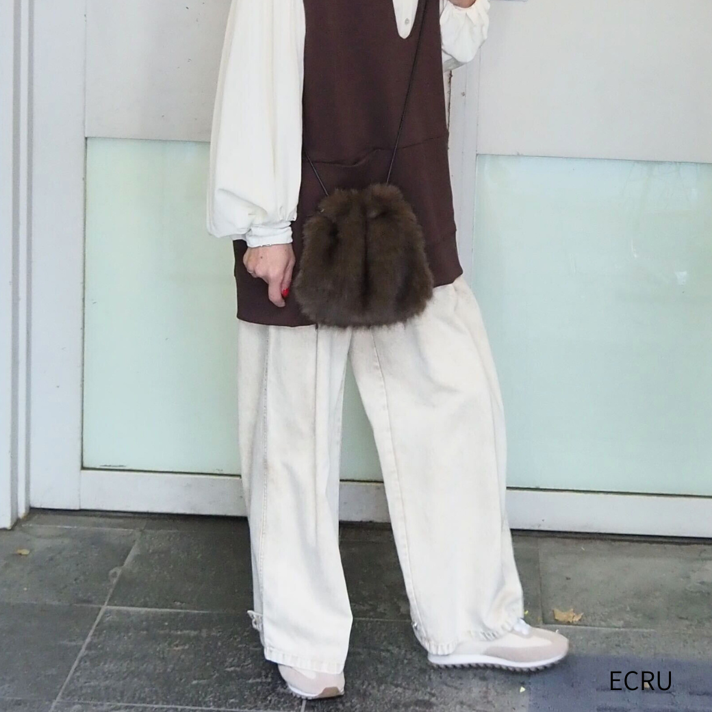 CHIGNON ウォッシュドタックワイドパンツ 3855-279BT