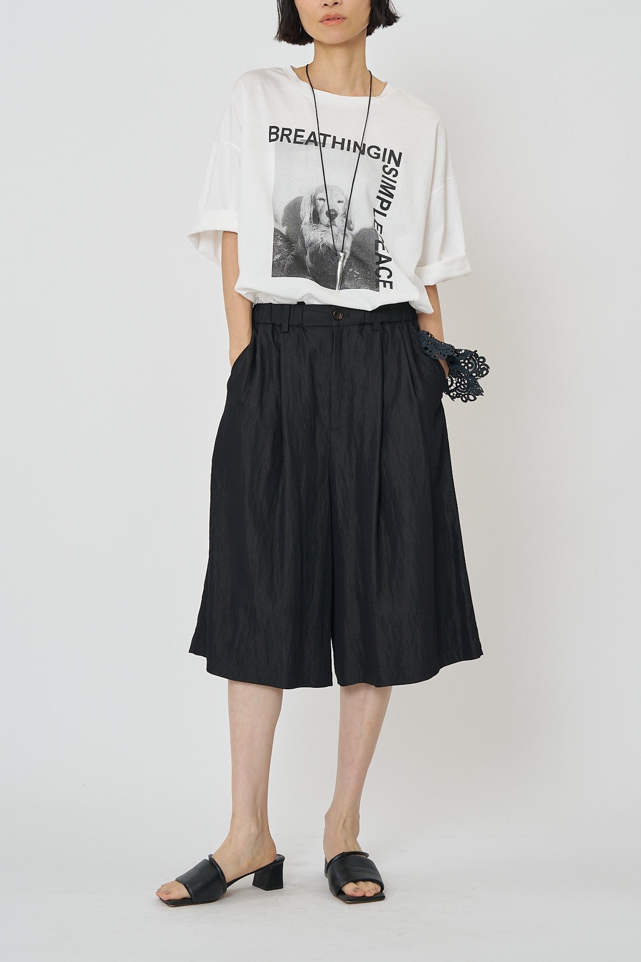 【予約販売】CHIGNON リラックスツイルキュロット 3861-007KK