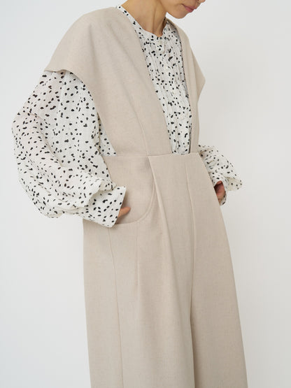 【予約販売】CHIGNON ワイドドレープコンビネゾン 3861-030MK