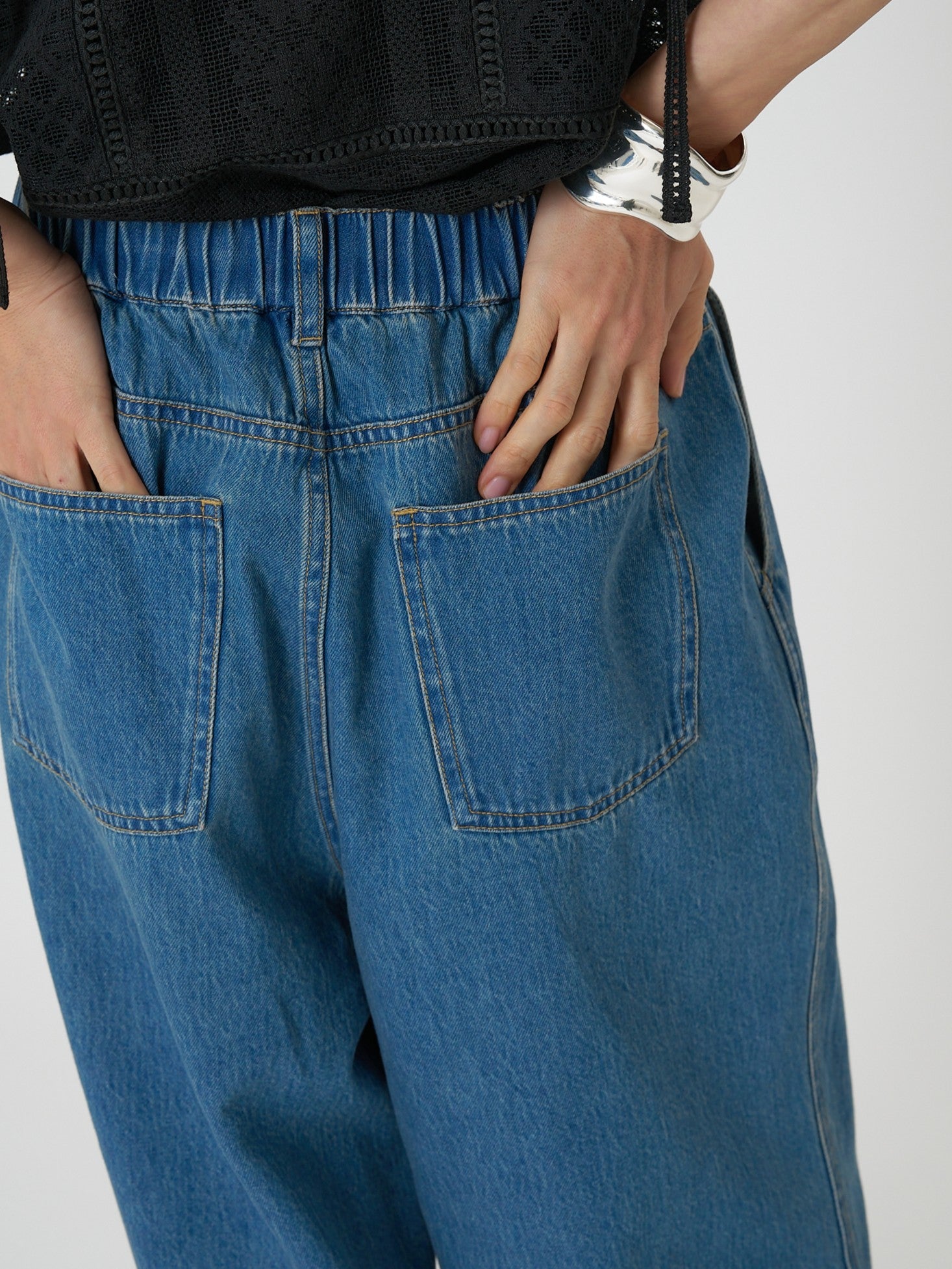 【予約販売】CHIGNON センターステッチデニムPT 3861-042BT