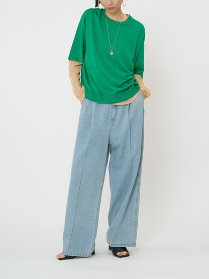 【予約販売】CHIGNON センターステッチデニムPT 3861-042BT